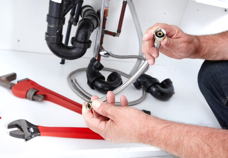 Toilet repair being carried out in Finchley Central